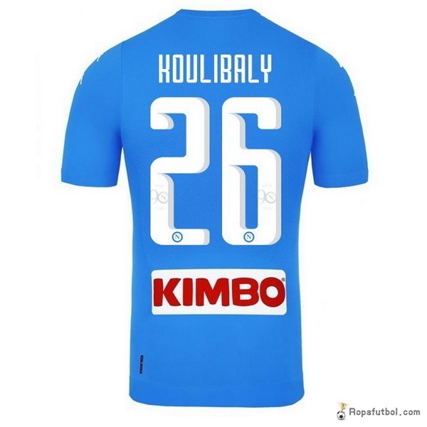 Camiseta Napoli Replica Primera Ropa Koulibaly 2016/17 Azul